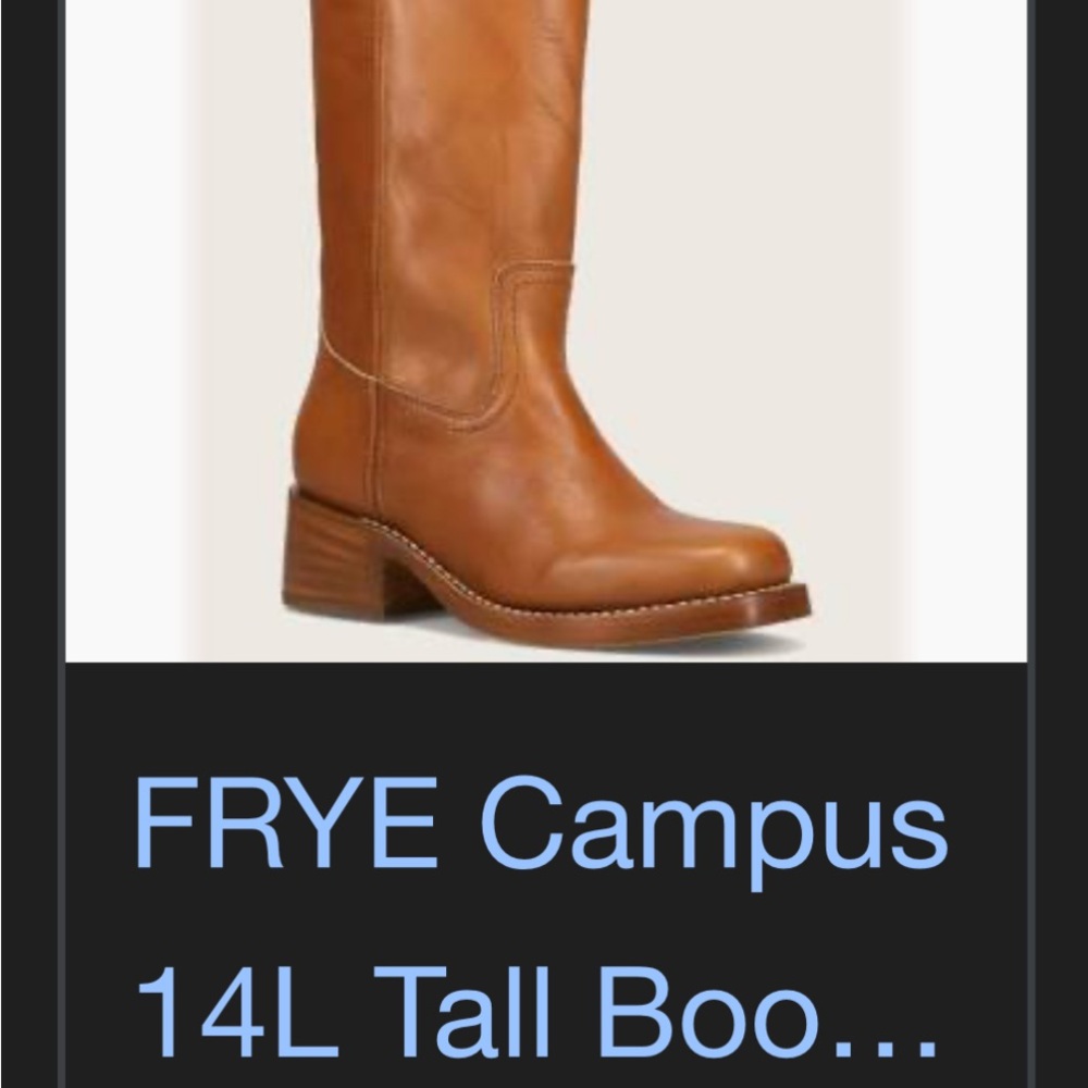 FRYE Campus 14L Tall Boots - Brown